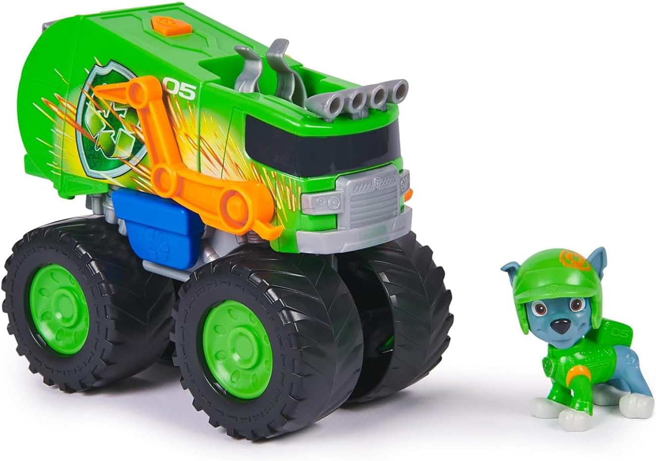 Funskool Paw  Patrol Rocky Rescue Wheels Recycle Truck