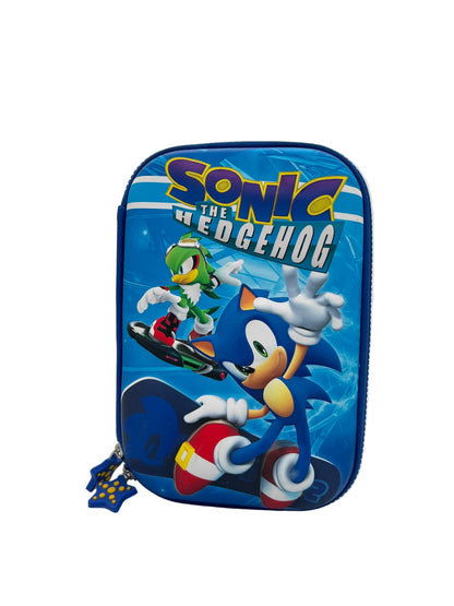 Sonic the Hedgehog 3D Hard Shell Pencil Case for Kids