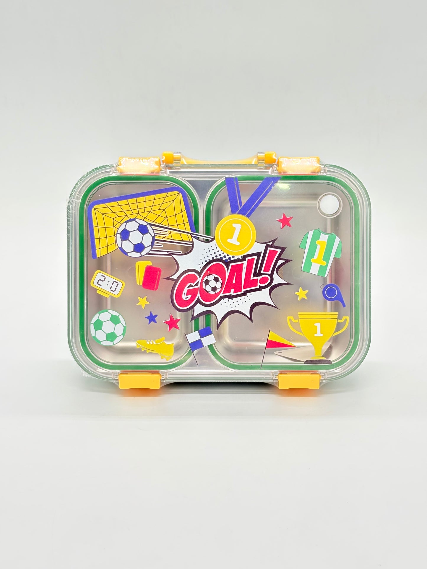 Back to School Steel Lunch Box, 2 Grid