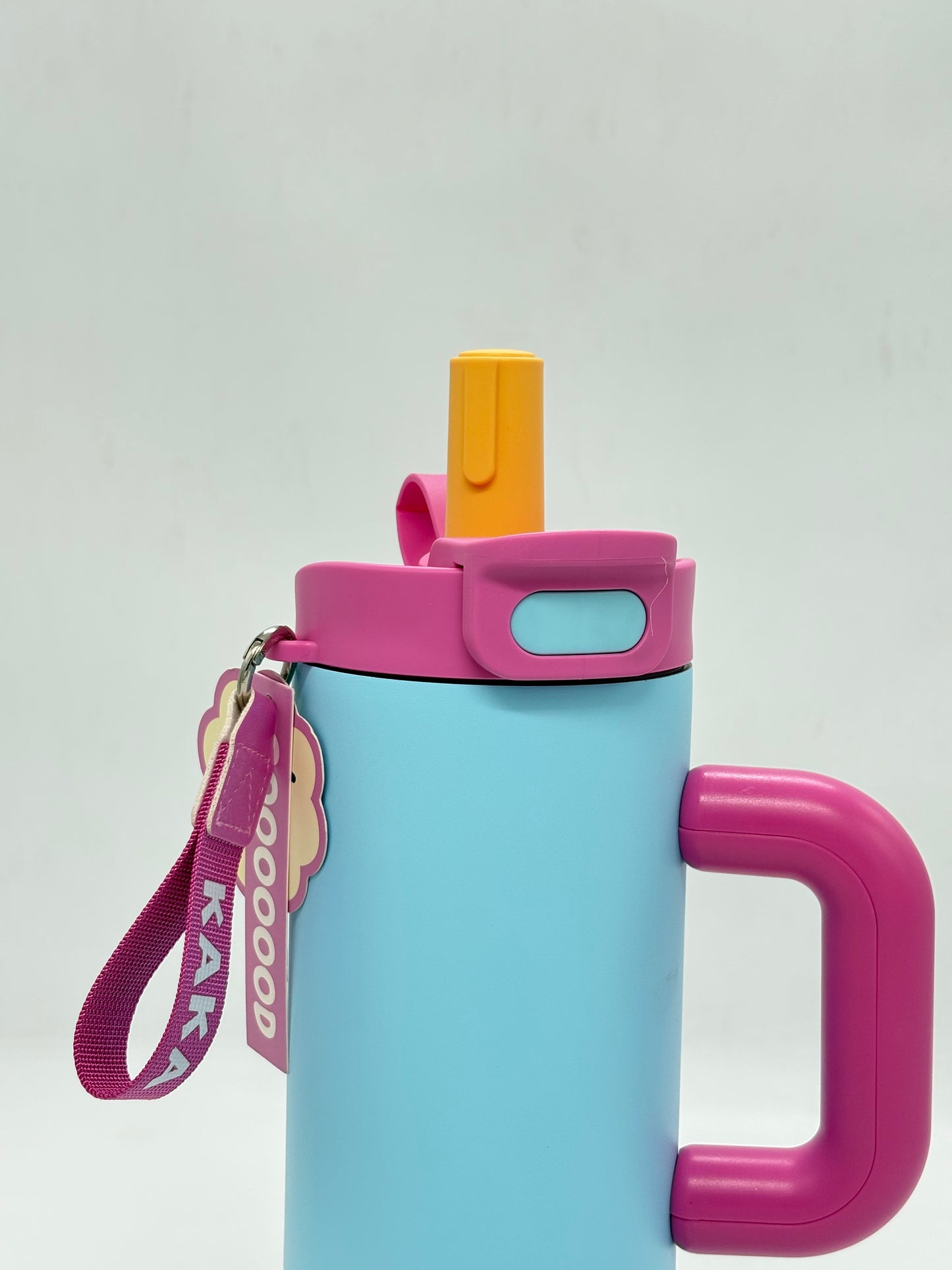 Kaka 1300ml Insulated Tumbler Bottle with Straw and Handle