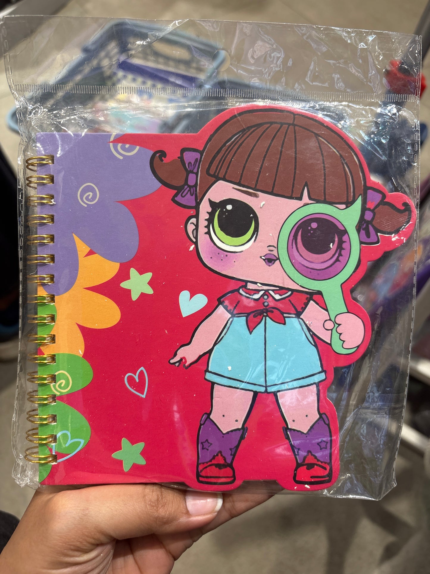 LOL Doll Print Spiral Small Diary