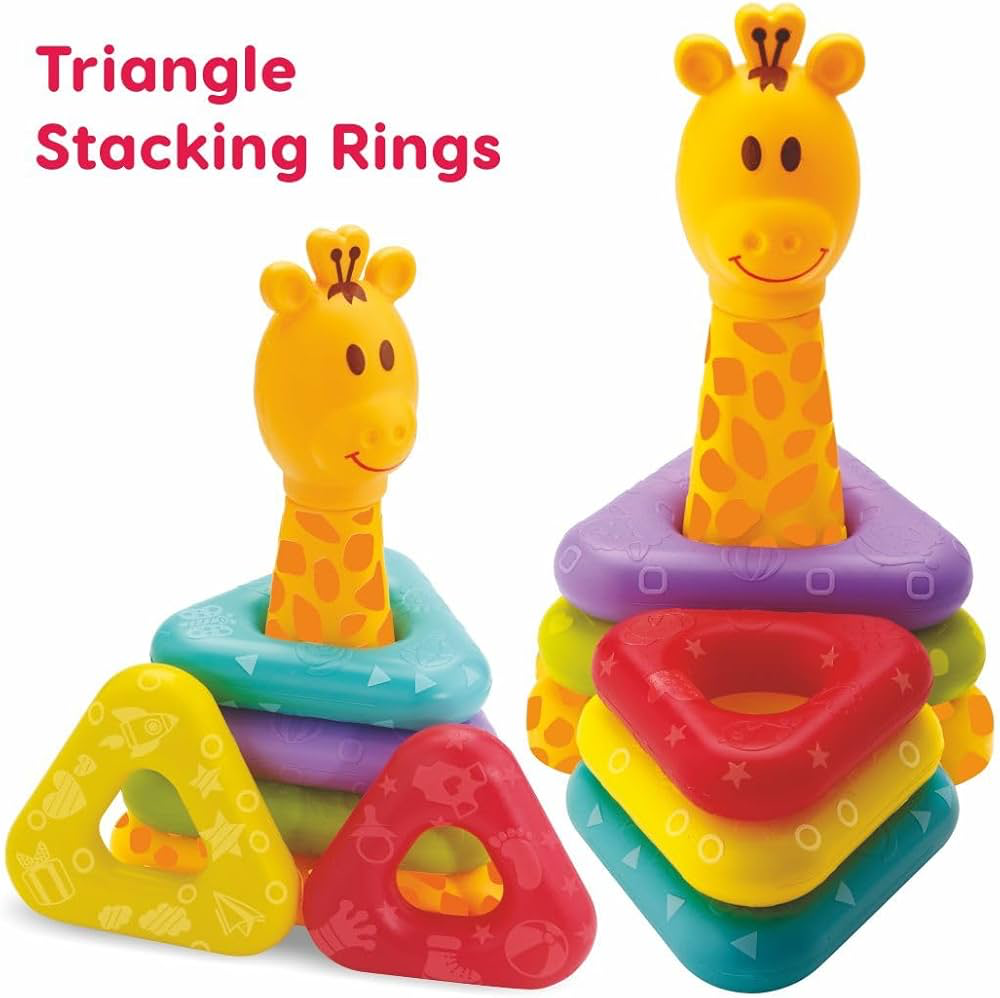 Giraffix 3-in-1 Stack, Sort & Toss Toy