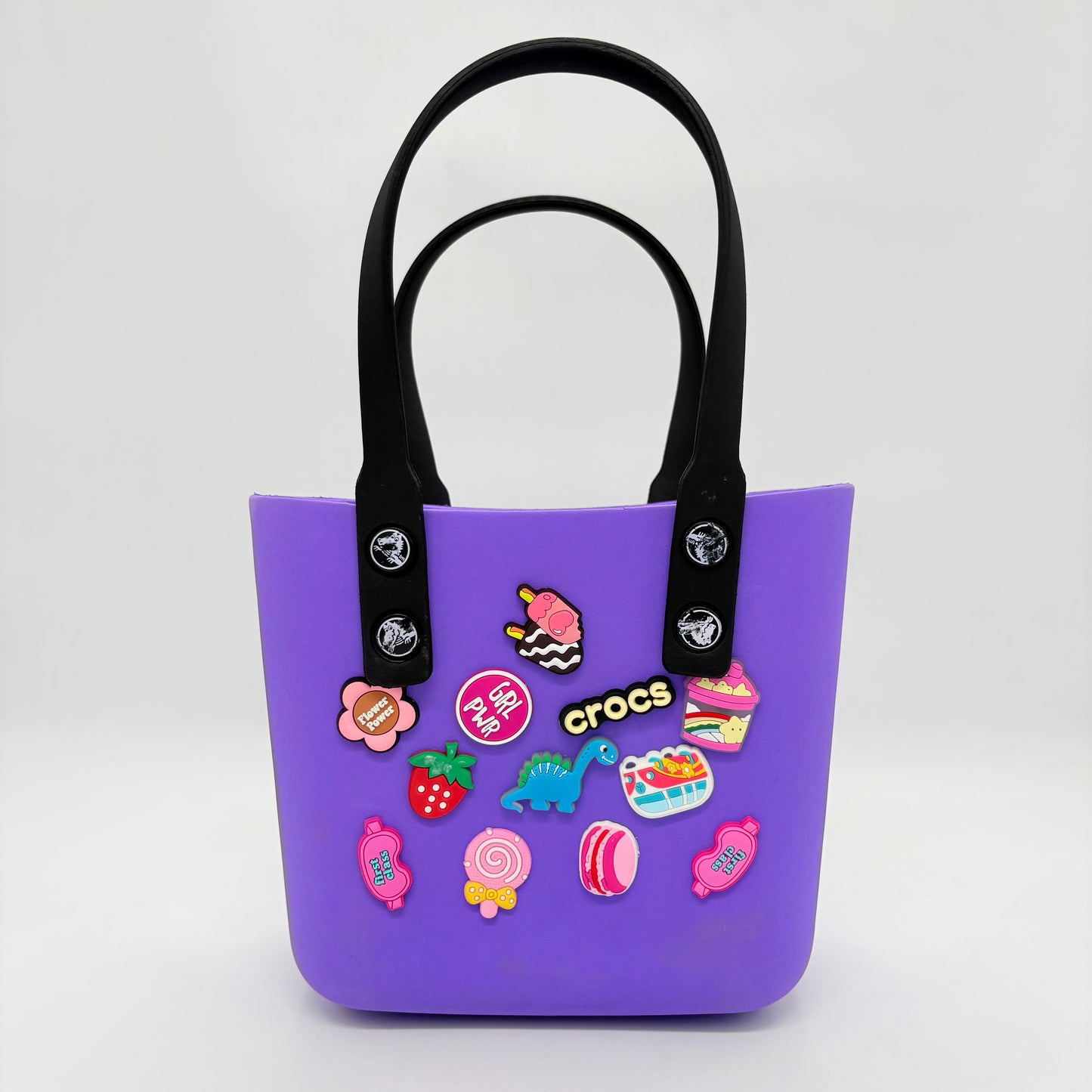 Small Crocs Classic Tote Bag with Jibbitz Charms