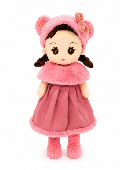 Cute Pink Bow Doll Soft Toys 60 Cm