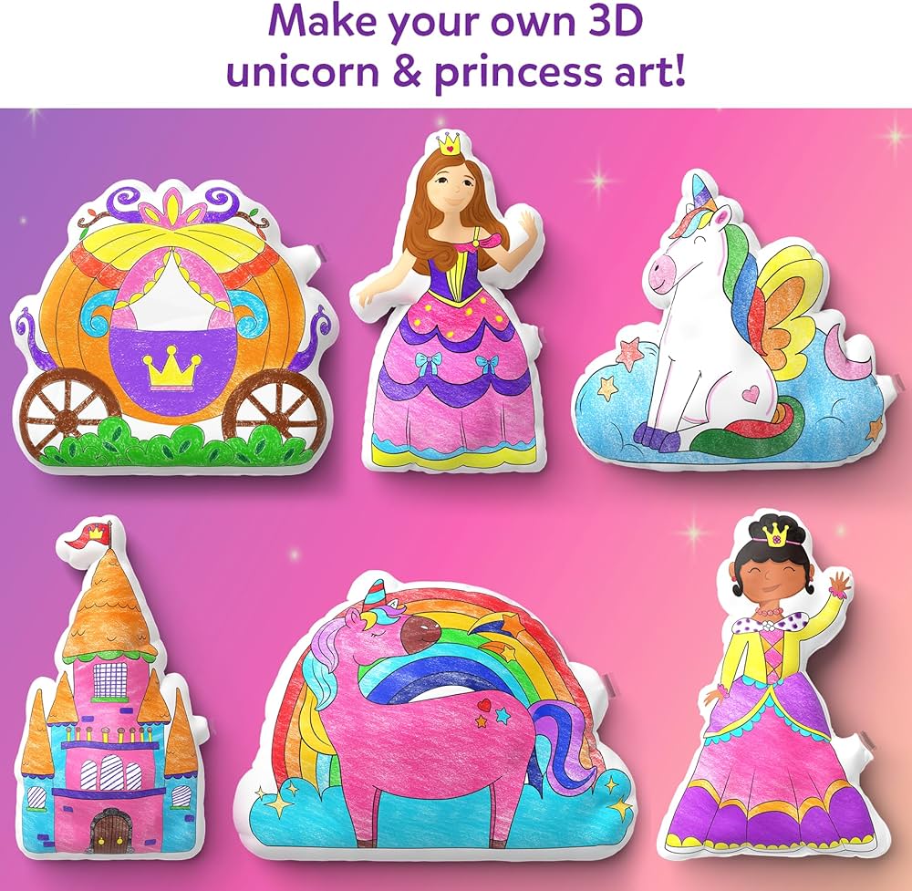 Skillmatics Inflatable Art Unicorn And Princesses