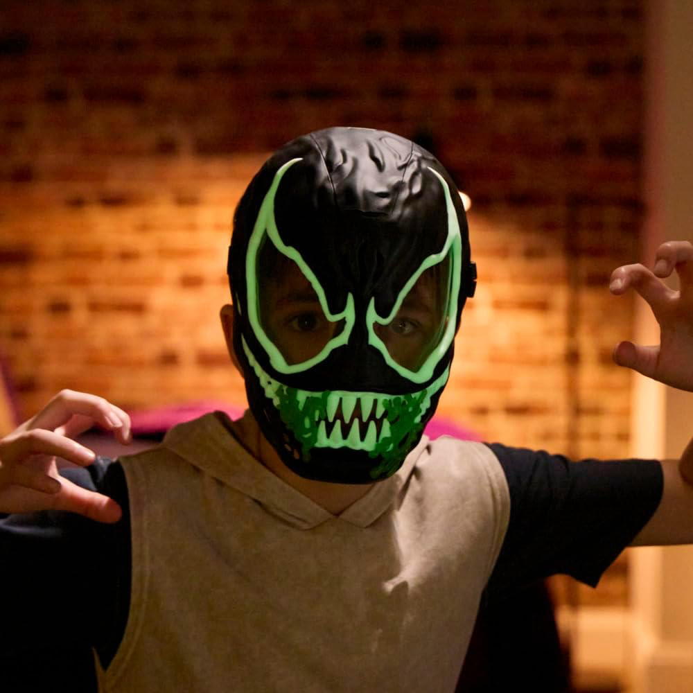 Hasbro Marvel Spider -Man Venom Glow-In-The-Dark Mask