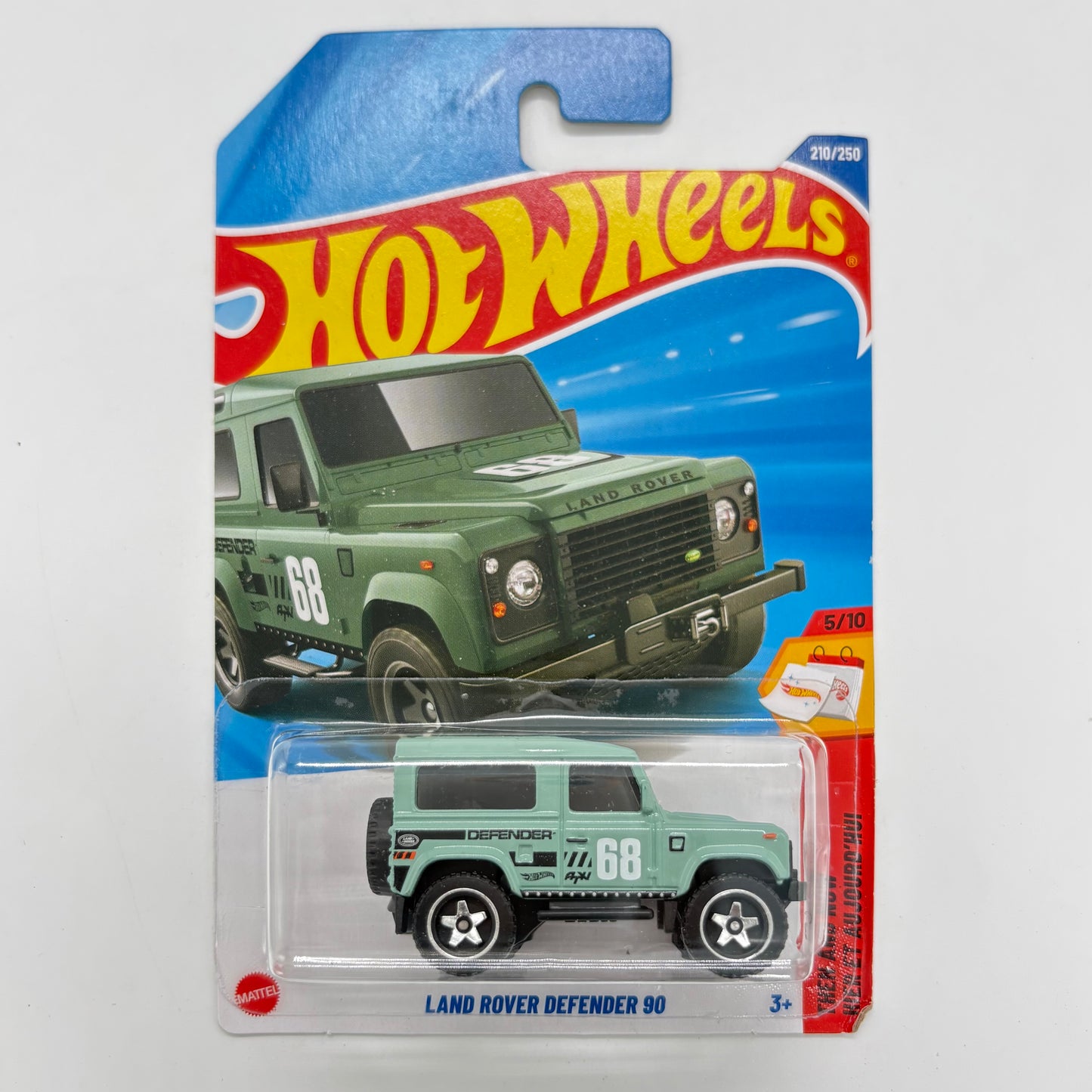 Hot Wheels 1:64 Die-Cast Set of 4 - Pontiac Aztek Custom, Land Rover Defender 90, Carbonator, Mod Mill
