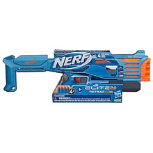 Nerf Elite 2.0 Tetrad QS-4 Blaster, 4 Elite Darts, 4-Barrel Blasting, Tactical Rail for Customizing Capability, Multicolor