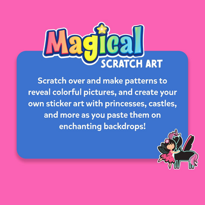 Skillmatics Magical Scratch Art Unicorn And Princesses