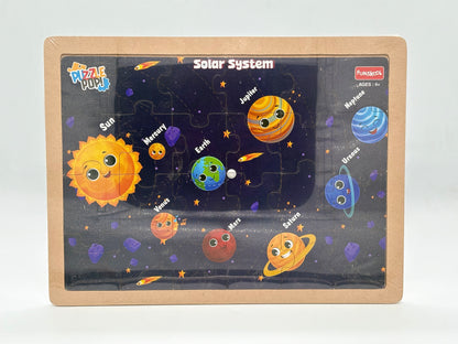 Funskool Puzzle Pop Solar System Wooden Jigsaw Puzzle