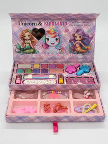 Unicorn and Mermaid Makeup Kit with Accessories