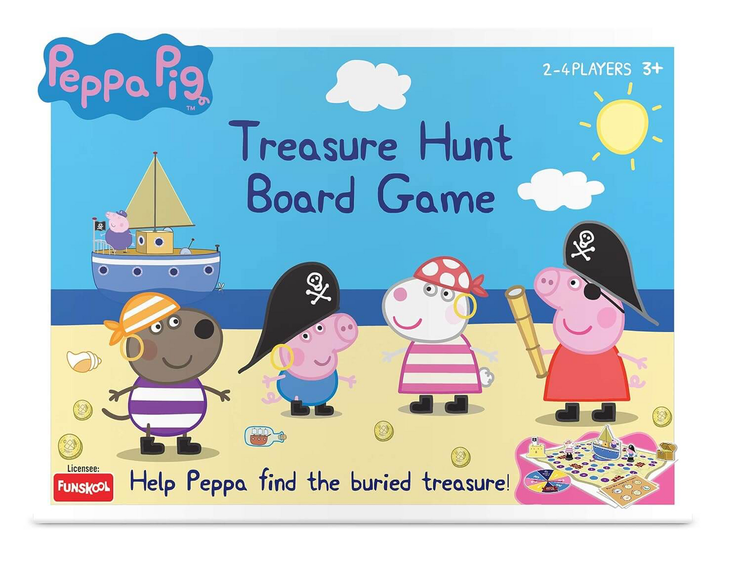 Funskool Peppa Pig Treasure Hunt Board Game