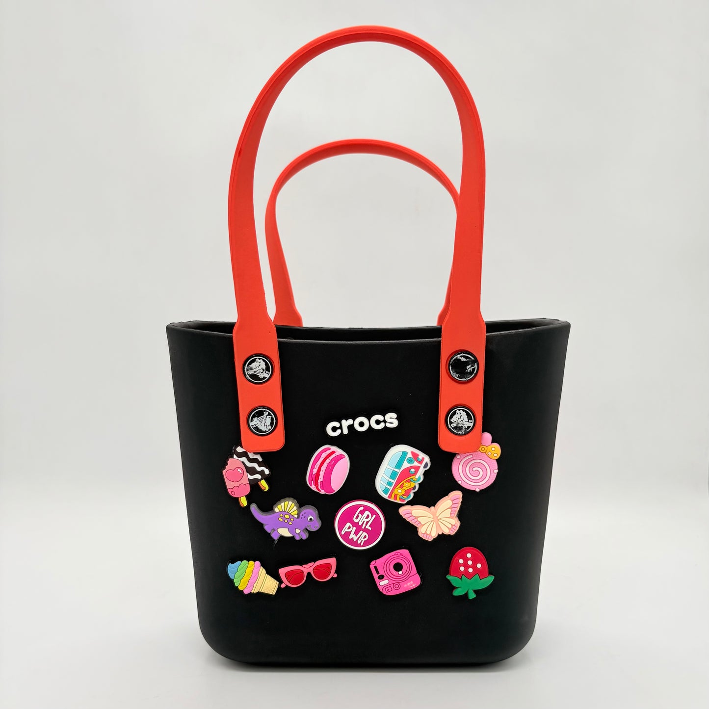 Small Crocs Classic Tote Bag with Jibbitz Charms