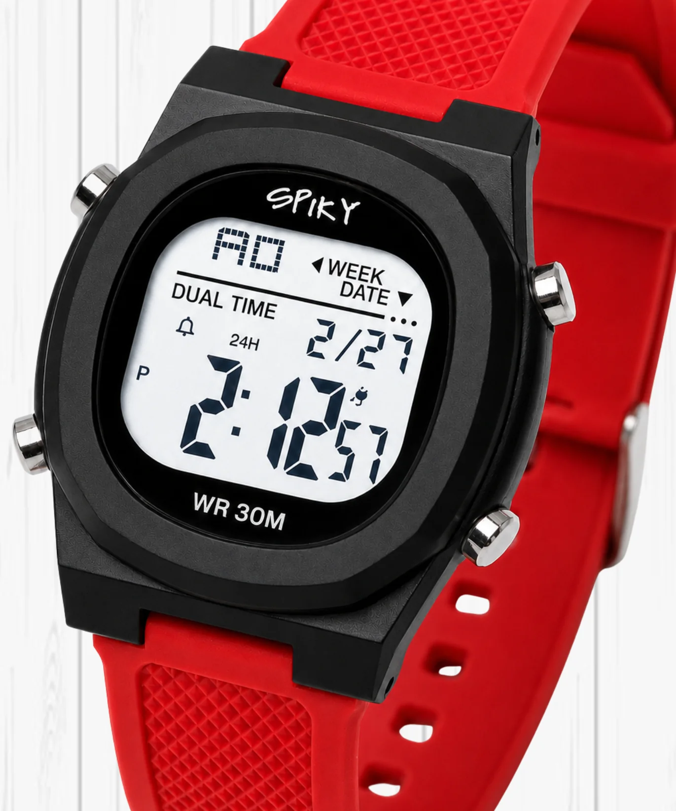 Spiky Spkeva65 Round Digital Sports Watch for Kids