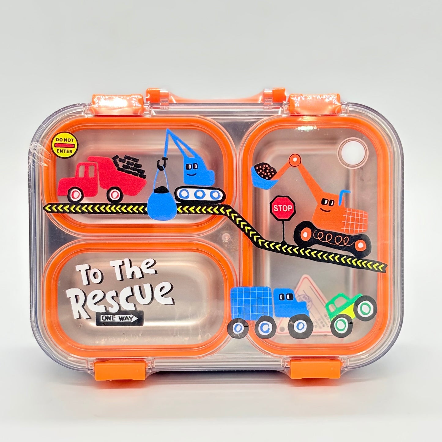 Back to School Steel Lunch Box, 3 Grid