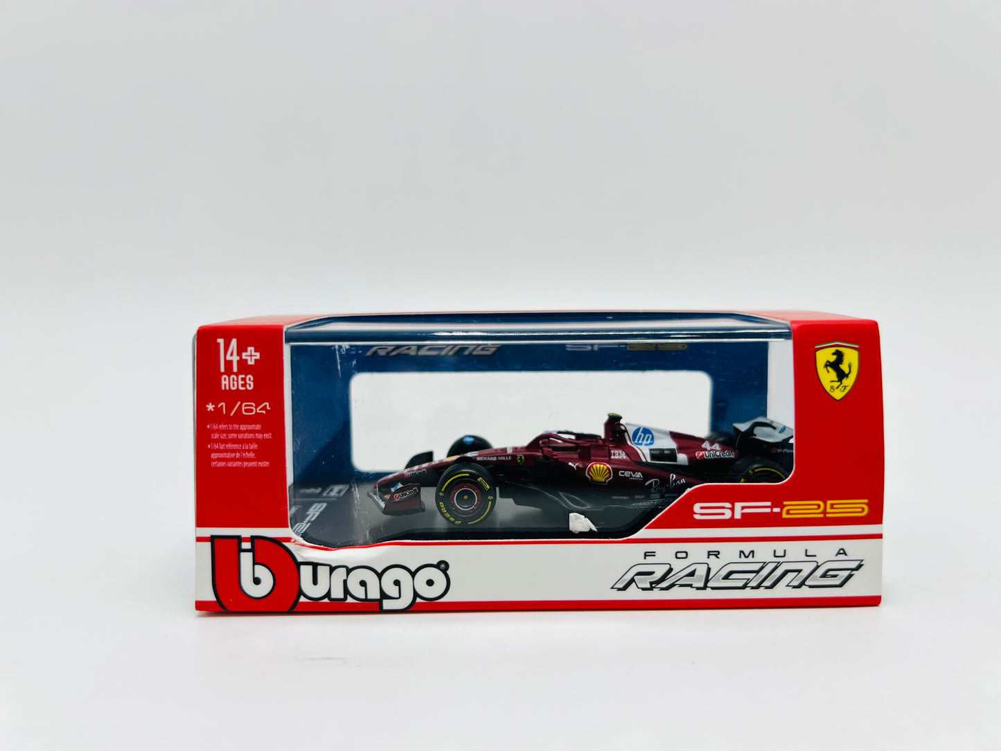 Bburago Original Formula 1 Acrylic Box Die Cast Scale Model Car 1:64