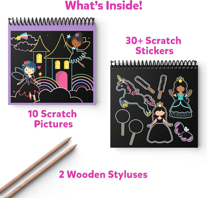 Skillmatics Magical Scratch Art Unicorn And Princesses