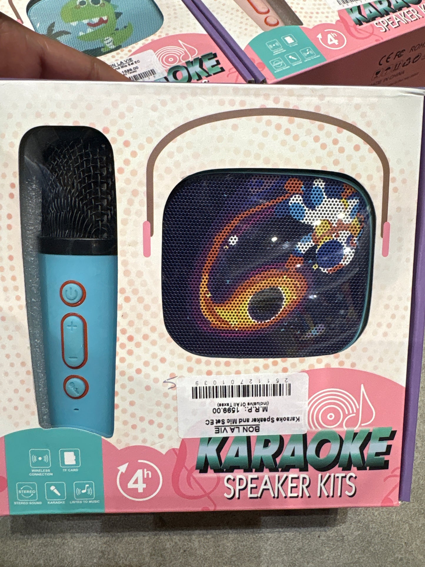 Karaoke Speaker and Mic Set EC