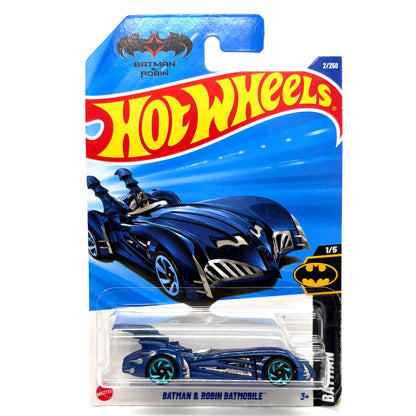 Hot Wheels Basic Mainline Car Batman & Robin Batmobile