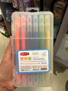 NORA! 6 Color Double End Highlighter Set