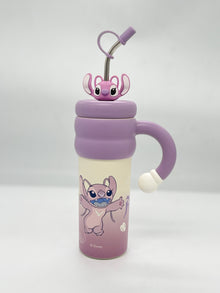 Disney Stitch and Angel Insulated Tumbler 850ml with Straw
