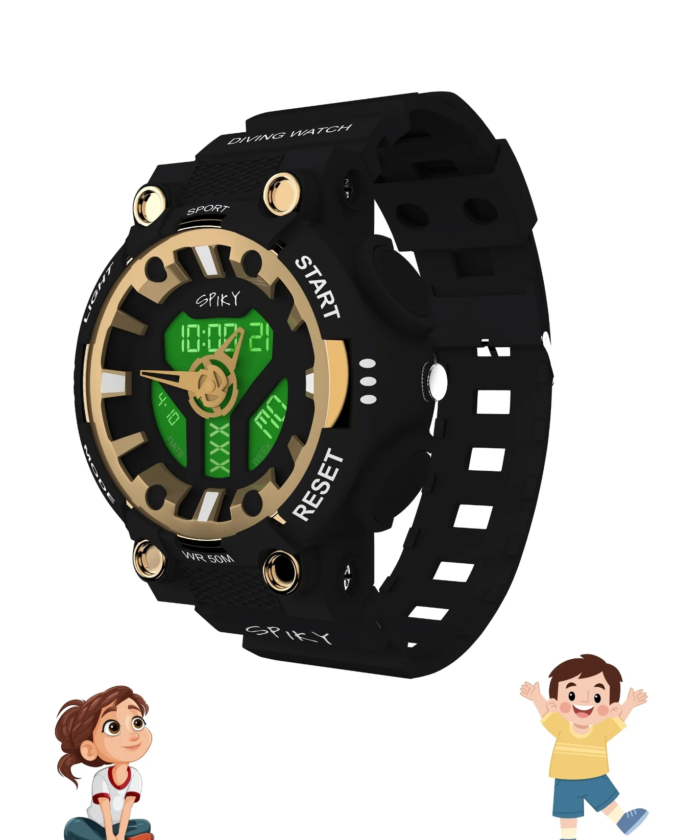 Spiky Spkeva31 Premium Analog-Digital Watch for Kids