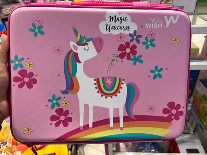 You Wish Kids Laptop Style Folder Case with Multiple Compartments