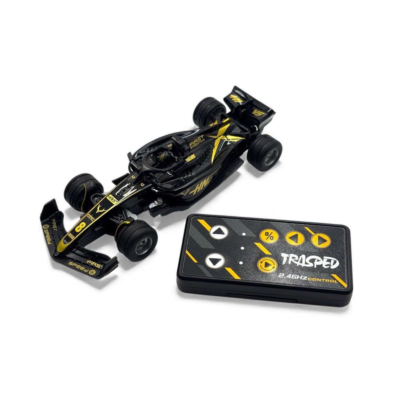 Mini RC Formula Race Car with 2.4GHz Remote Control 1:64 Scale