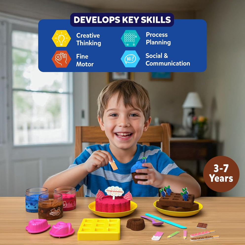Skillmatics Sandeezy Sand Delicious Desserts