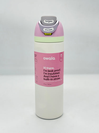 Owala FreeSip Insulated Steel Water Bottle with Straw - 24oz / 710ml