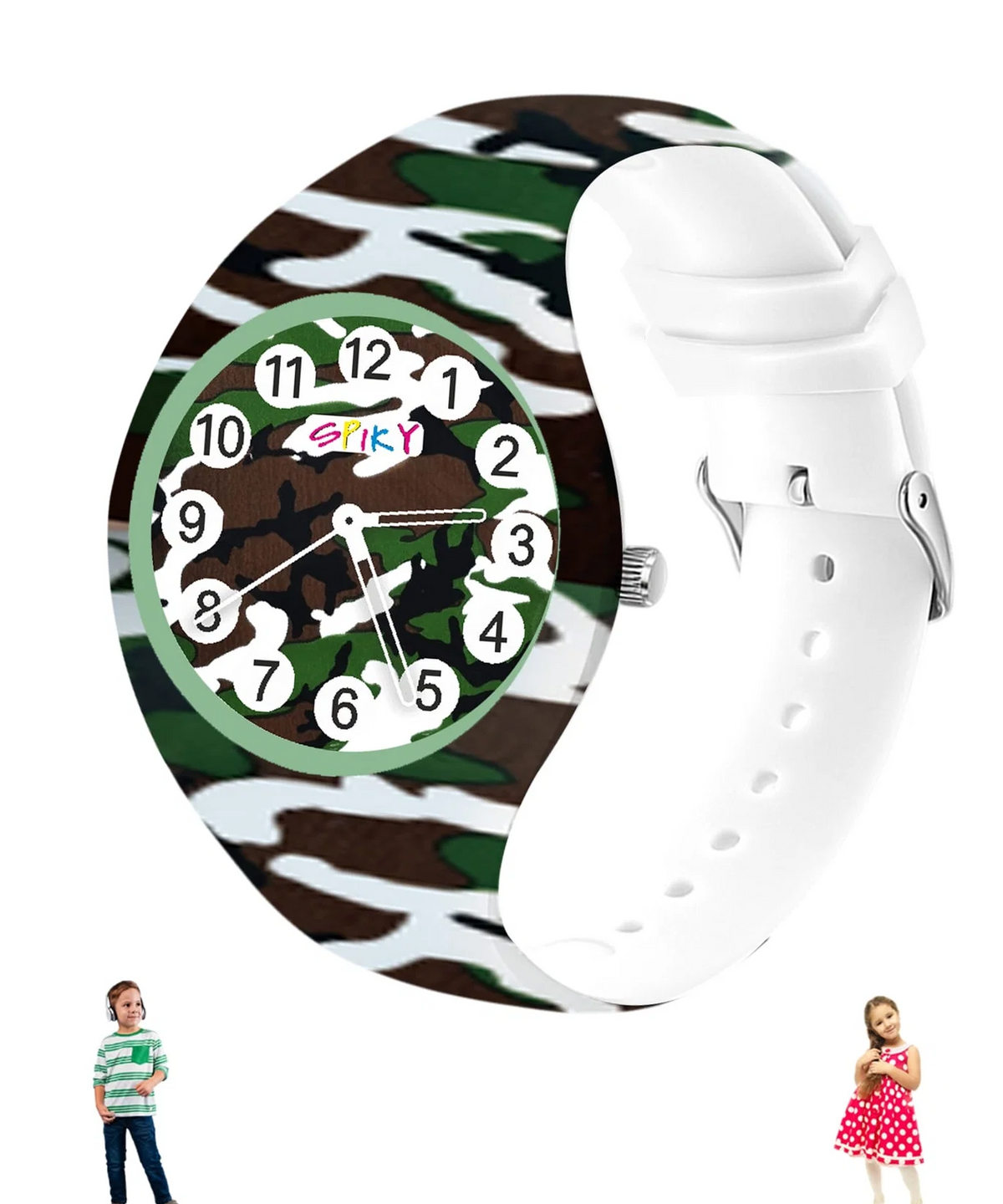 Spiky EVA A38 Printed Analog Watch
