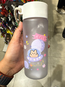 500ML PRINTED FLORAL PLASTIC BOTTLE