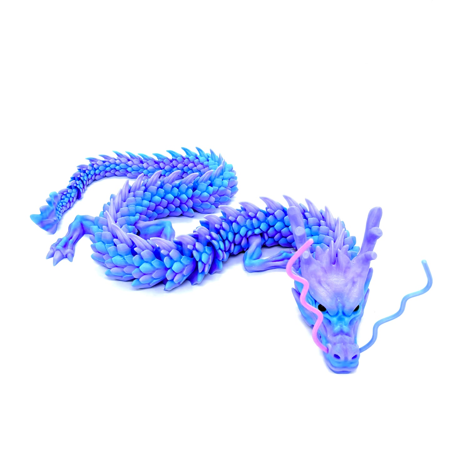 Articulated 3D Printed Dragon – Flexible Fidget Sculpture