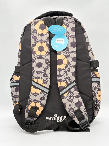 Smiggle Minecraft Football Print School Backpack 40cm