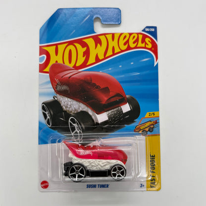 Hot Wheels 1:64 Die-Cast Set of 4 - Ferrari SF90 Stradale, Bounce N Bass, Sushi Tuner, Track Ripper