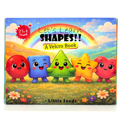 Let's Learn Shapes!! A Velcro Busy Book for Toddlers – Ages 2 to 4