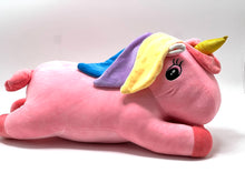 Lying Unicorn with Blanket Soft Toy