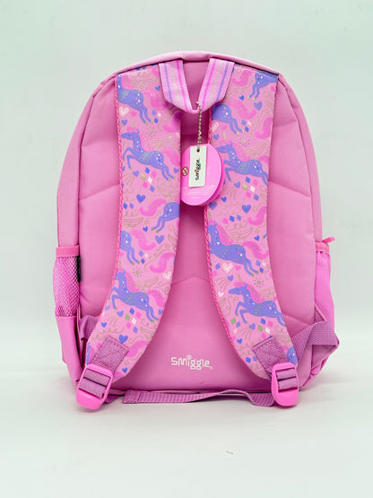 Smiggle Pink Junior Unicorn School Bag