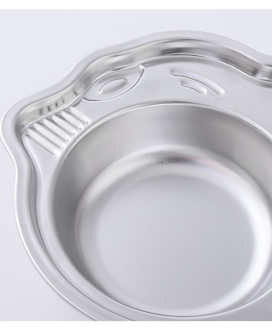 Car Shaped Stainless Steel Divided Food Plate