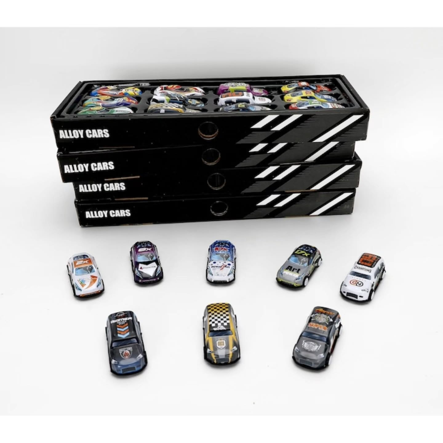 Toy Car Container Parking Playset (48 Pcs Metal Alloy Cars)