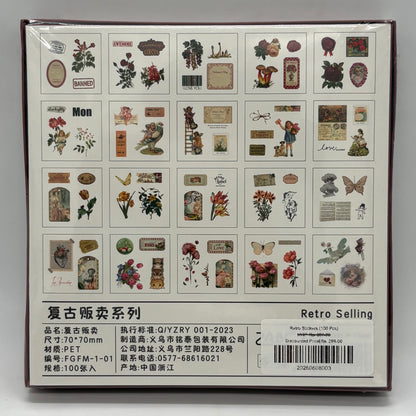 Retro Stickers (100 Pcs)