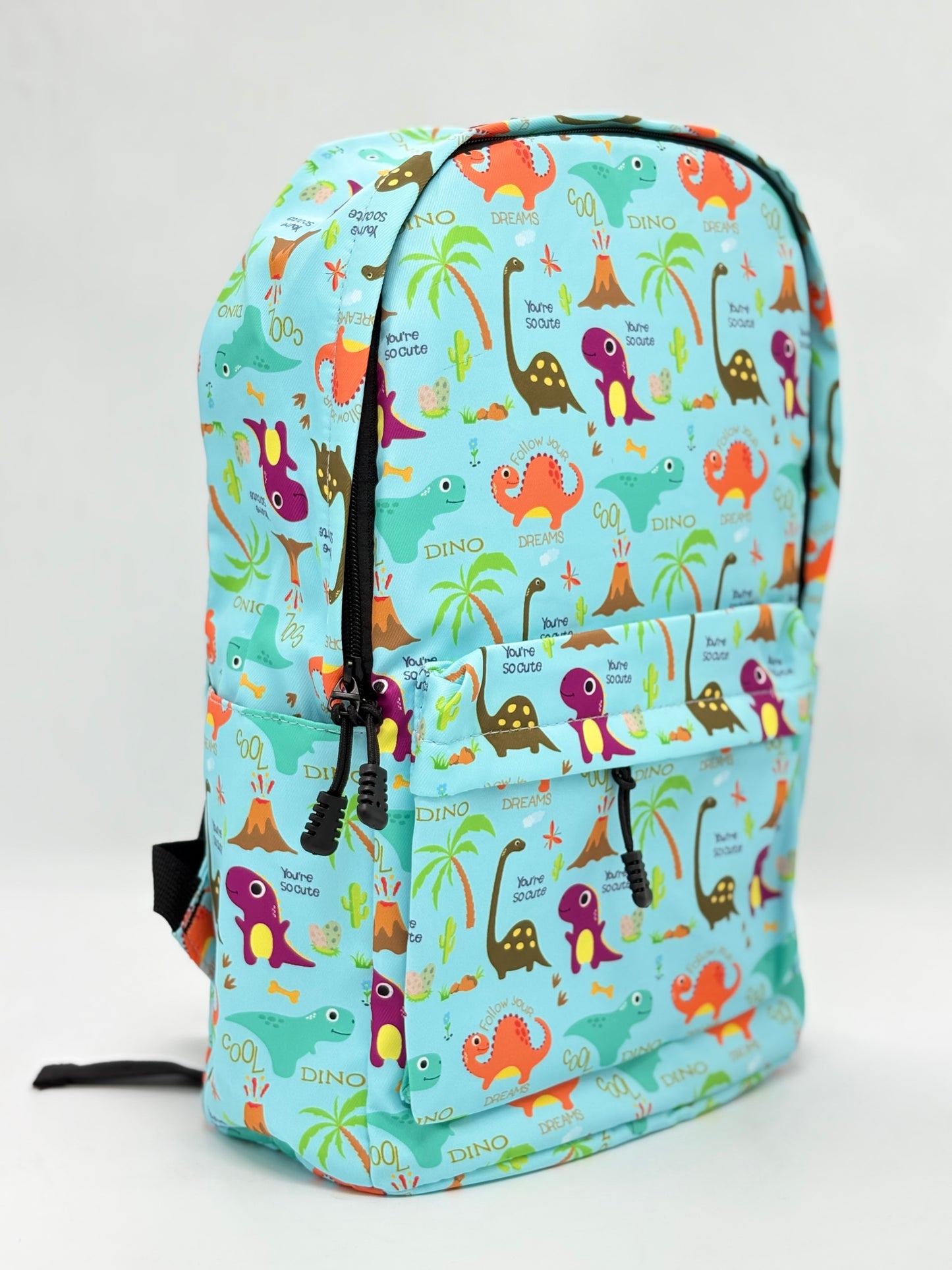 Colorful Dinosaur School Backpack