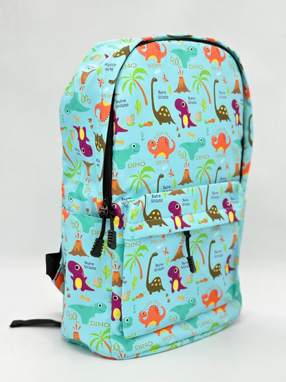 Colorful Dinosaur School Backpack