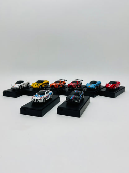 Trasped Mini Desktop Ferrari 1:64 Remote Control Die Cast Car Acrylic Pack