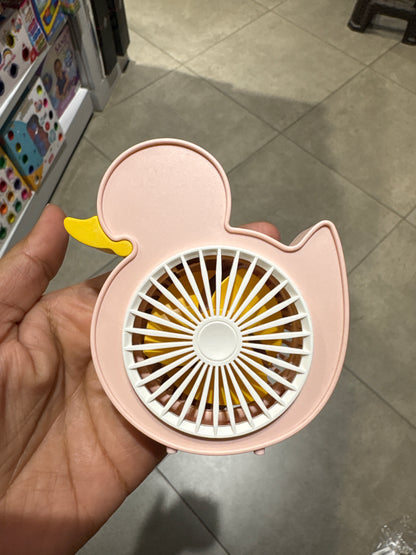 Cute Duck Mini Fan – 3 Speed Settings