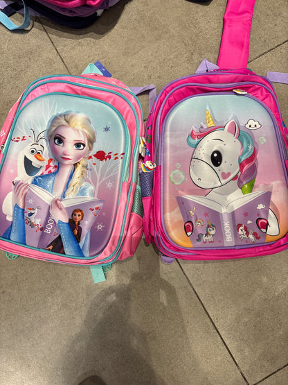 3 Piece Set Unicorn School Bag