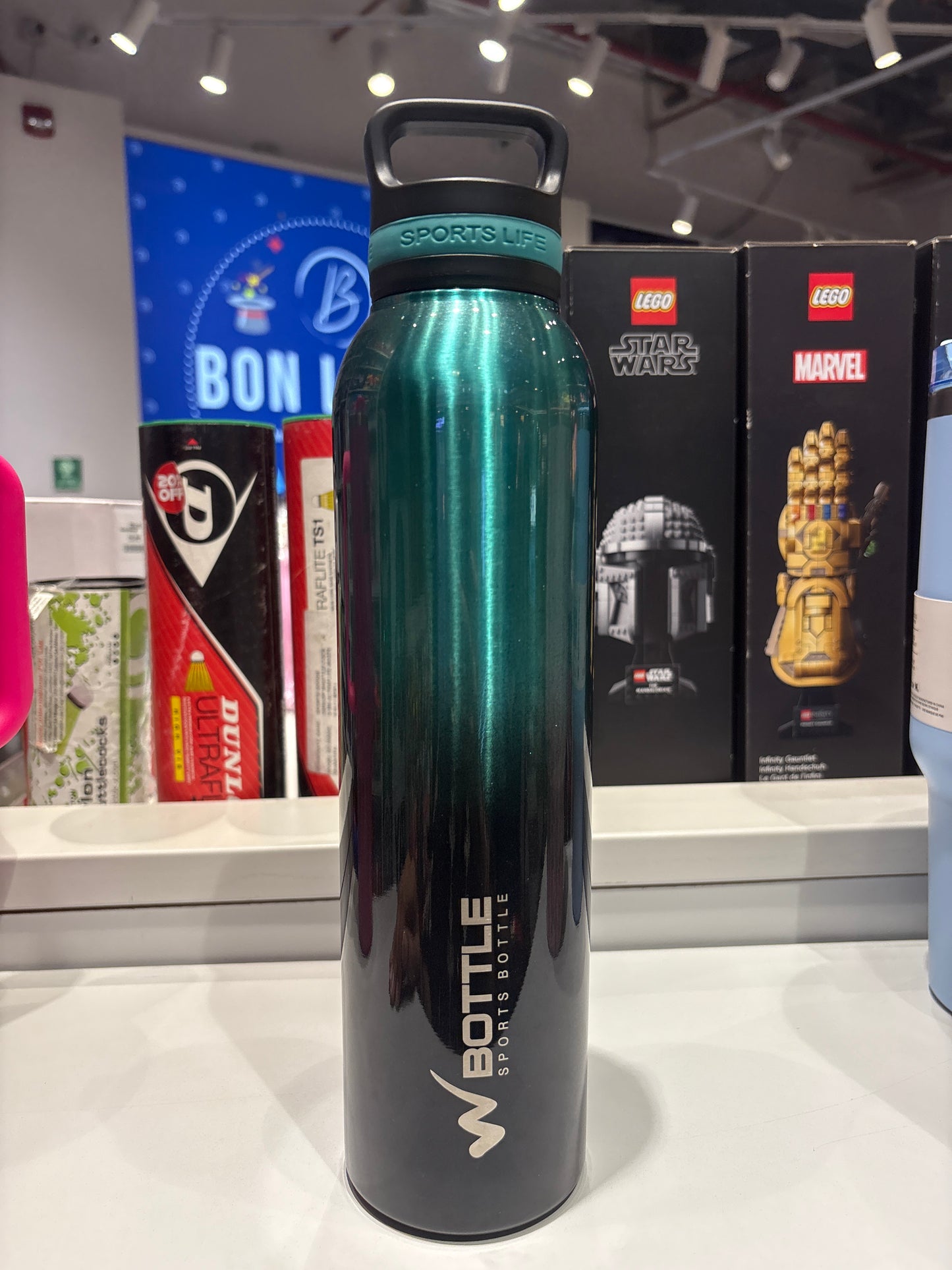 W bottle Hydra Trek 850 ml Stainless Steel Water Bottle | Double Wall Vacuum Insulated Flask, Green | 20 Hours Hot & 24 Hours Cold | Ideal for Personal & Corporate Gifting | 1 Year Warranty