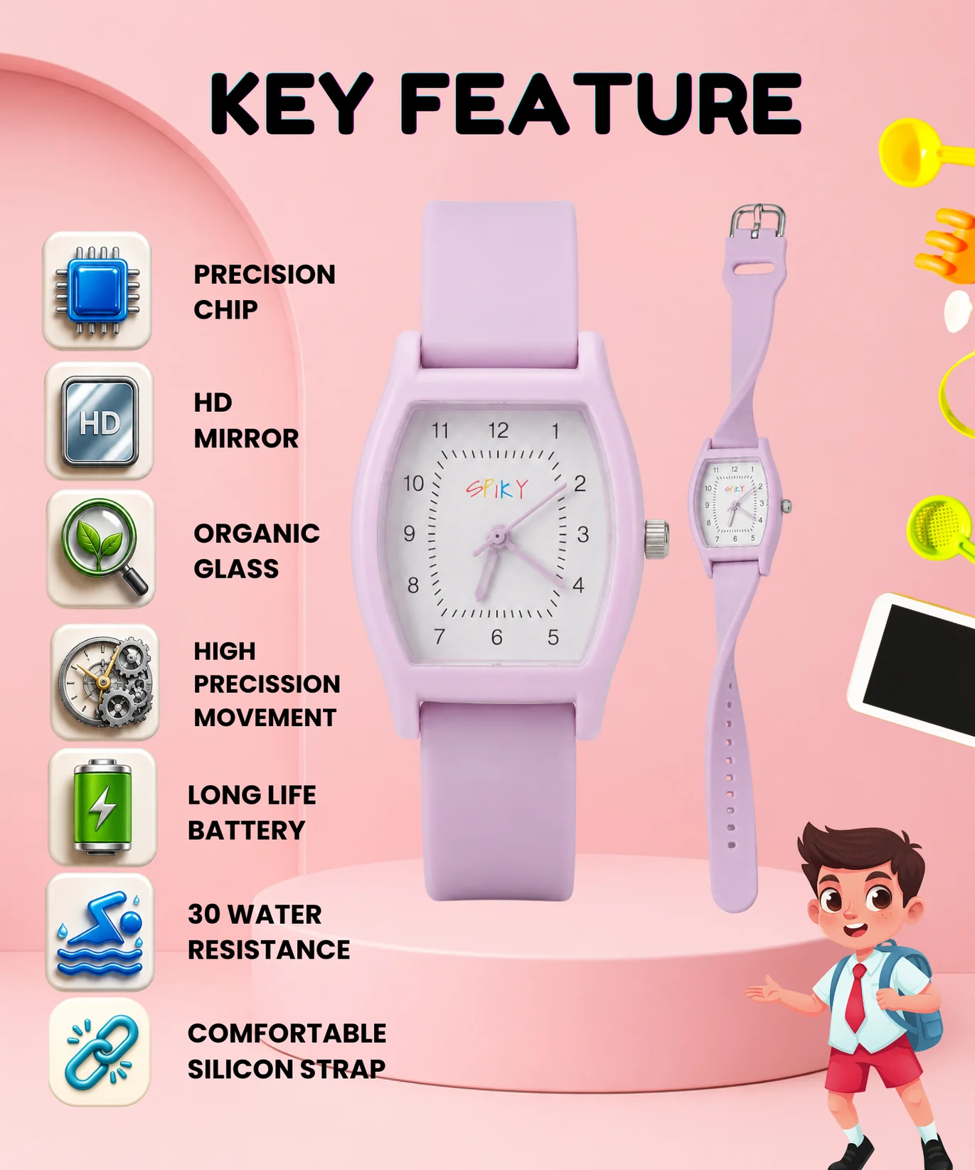 Spiky Spkeva48 Kids Watch