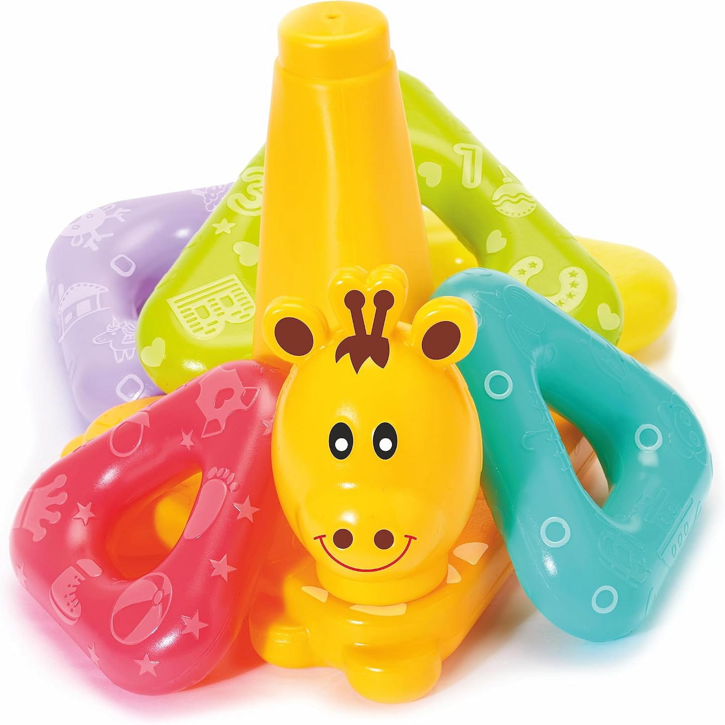 Toymate TRingles,Stack-N-Play Set -( 8 Pcs)