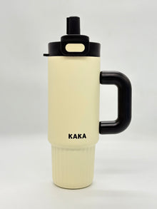 Kaka 1300ml Insulated Tumbler Bottle with Straw and Handle